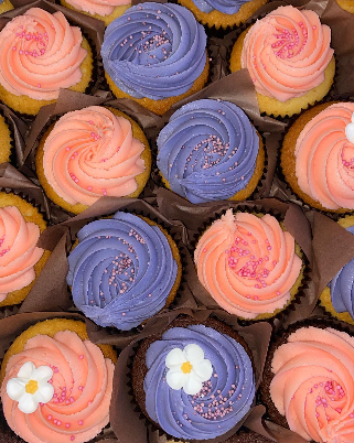Perroni Pink & Lavender Cupcakes