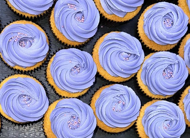 Perroni Lavender Cupcakes
